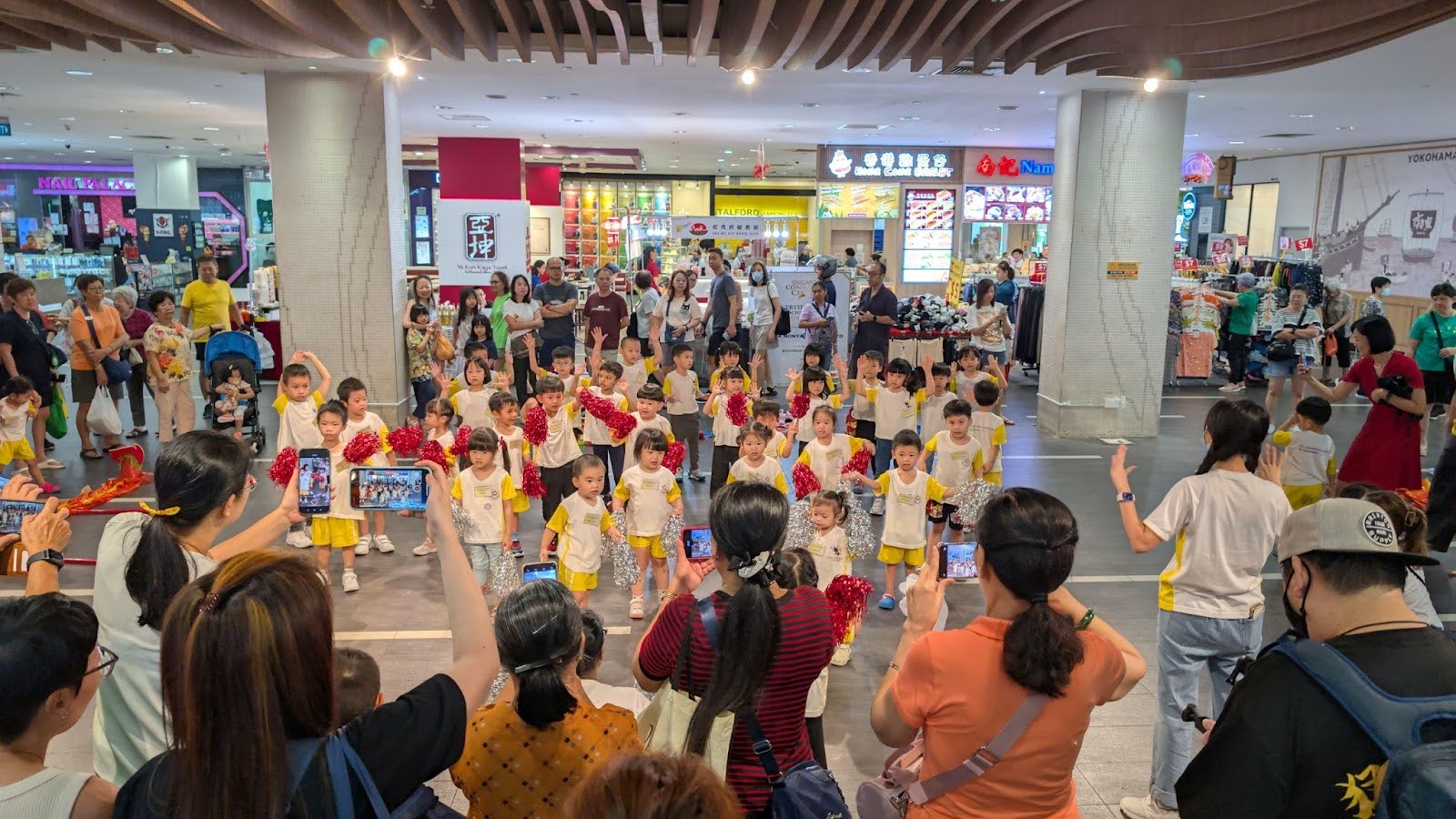 OUR COMMUNITY COLLABORATION - OUR FESTIVE CELEBRATION AT YEW TEE POINT ATRIUM